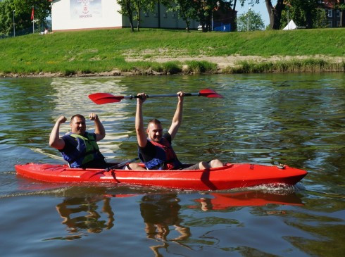 VI Brzeska Wakacjada - XIII Kajaki na Marinie - I Kajakiem pod prąd i z prądem