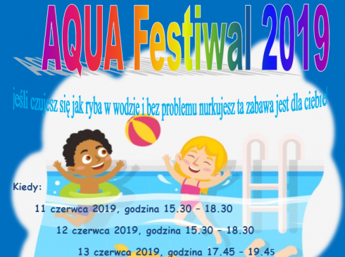 Zapraszamy na Aqua Festiwal 2019