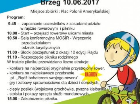 Zapraszamy na X Rowerowy Rajd Przedszkolaka