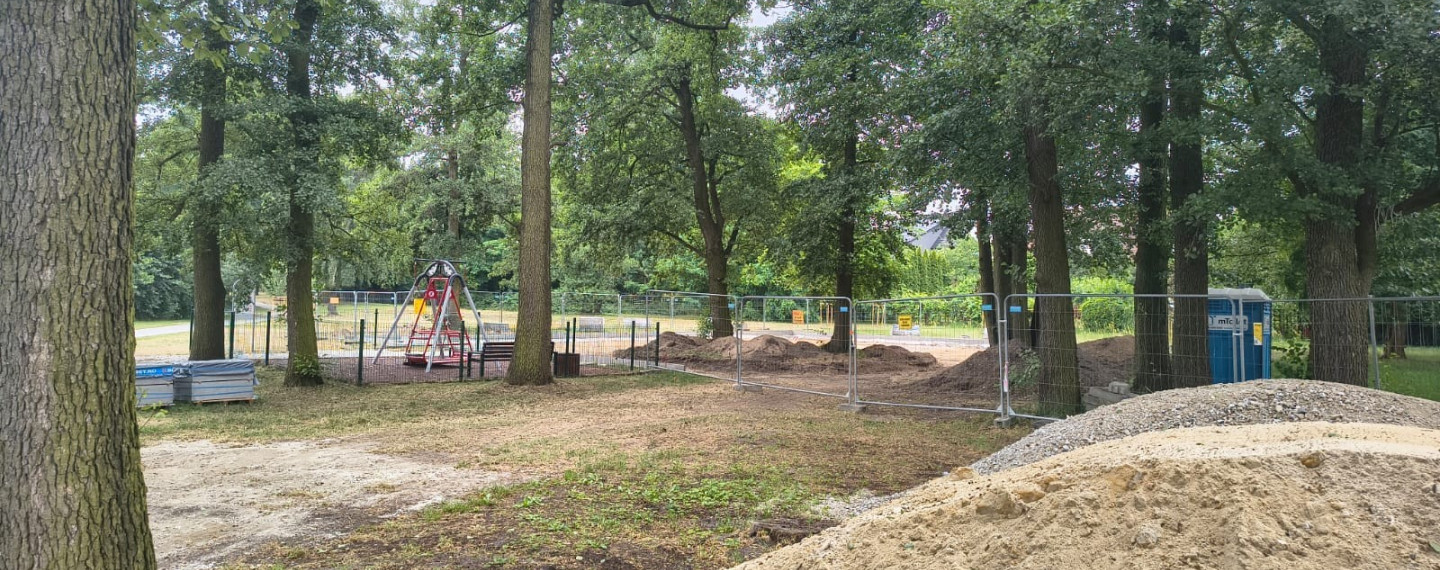 Na Korfantego powstaje plac zabaw