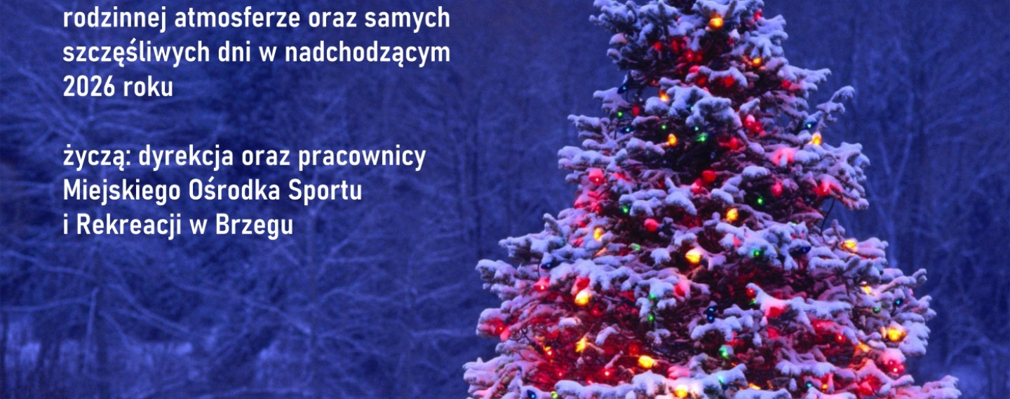 Spokojnych świąt, szczęśliwego nowego roku